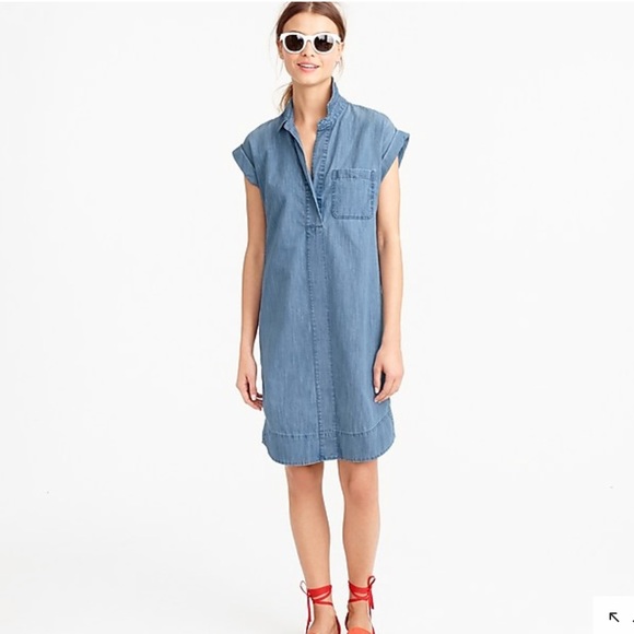 denim chambray dress